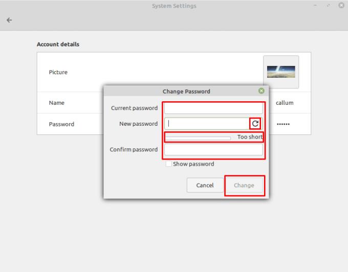 Linux Mint: come cambiare la password