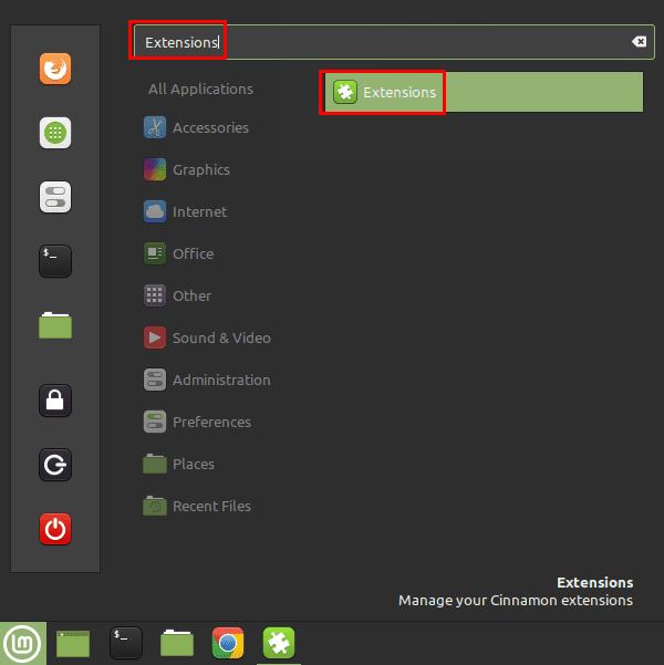 Linux Mint：新しい拡張機能を追加する方法