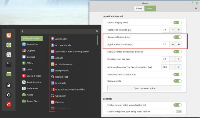 Linux Mint: come configurare l'applet del menu