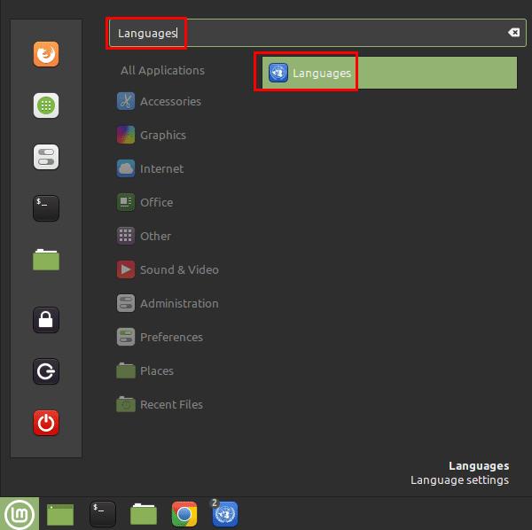 Linux Mint: 언어 팩을 추가하거나 제거하는 방법