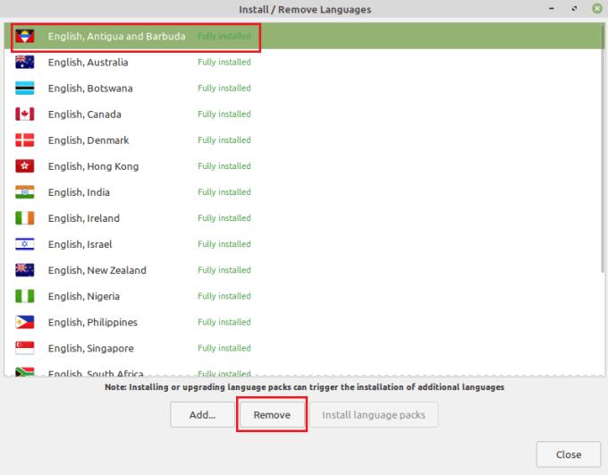 Linux Mint: taalpakketten toevoegen of verwijderen