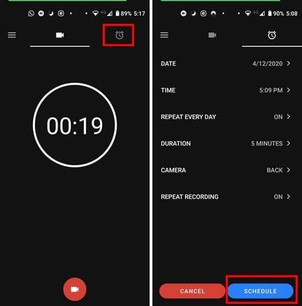Comment enregistrer une vidéo avec l'écran éteint - Android