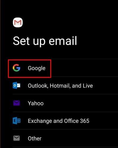 Android : comment ajouter un compte Gmail