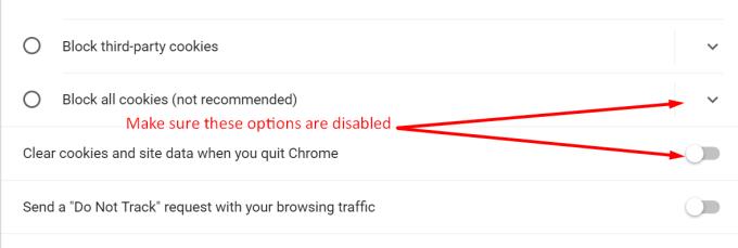 Chromeが終了時にすべてからサインアウトするのを修正