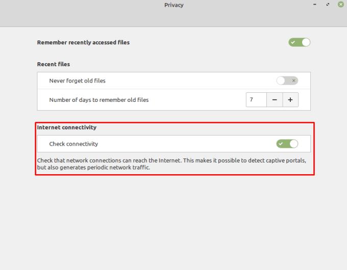 Linux Mint: Automatische controles voor Captive Portals inschakelen