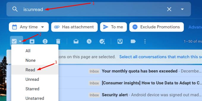 Réparer les notifications Gmail ne disparaîtra pas