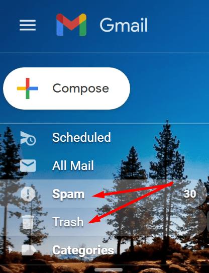 Fix Gmail-meldingen gaan niet weg
