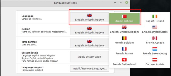 Linux Mint: jak skonfigurować język interfejsu