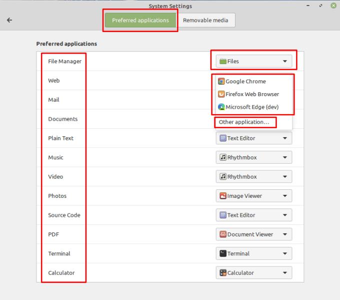 Linux Mint: como configurar aplicativos padrão