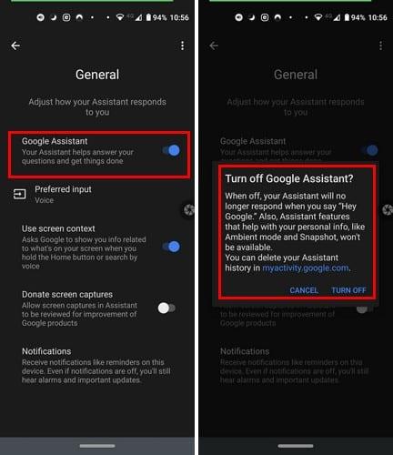 Consejo rápido: Cómo desactivar el Asistente de Google