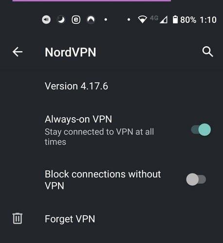 クイックヒント：設定からVPNをブロックする方法– Android 10