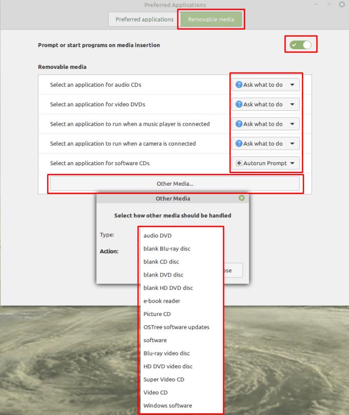 Linux Mint : Comment configurer ce qui se passe lorsque le support amovible est branché