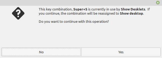 Linux Mint: Cómo volver a vincular los métodos abreviados de teclado del sistema