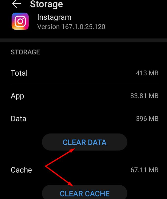 Fix Instagram 'Noch nicht gepostet.  Versuchen Sie es erneut' auf Android