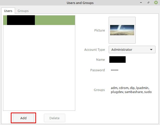 Linux Mint: Jak dodać nowego użytkownika