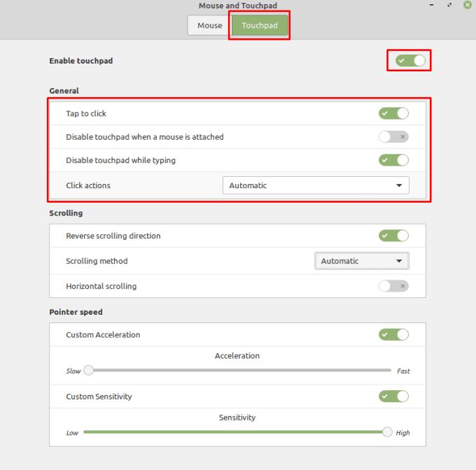 Linux Mint: jak skonfigurować touchpad laptopa