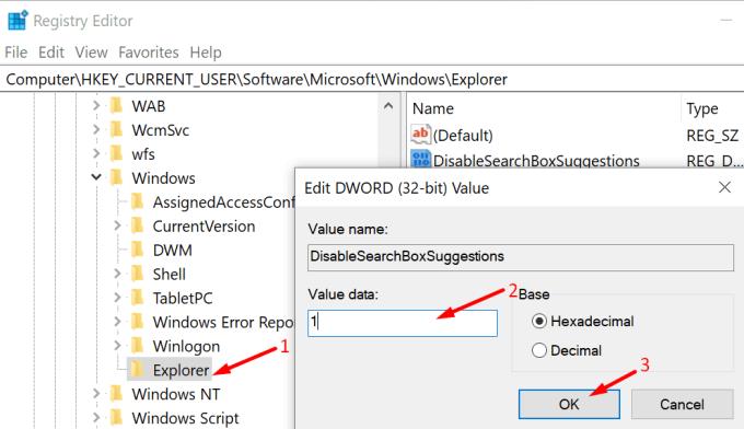 Windows 10：クイック検索を無効にする方法