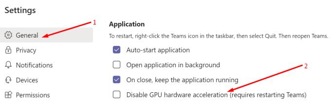 Correggi l'utilizzo elevato della CPU e della memoria di Microsoft Teams