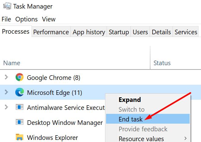 Correggi l'utilizzo elevato della CPU e della memoria di Microsoft Teams