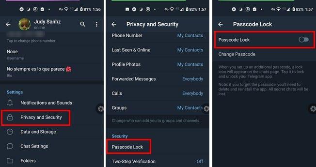 Hoe u uw Telegram-chats met een wachtwoord kunt beveiligen