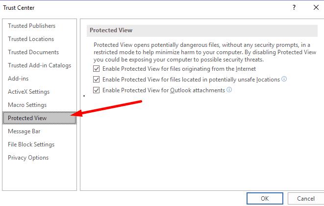 Excel: ไม่สามารถเปิดไฟล์นี้ในมุมมองที่ได้รับการป้องกัน