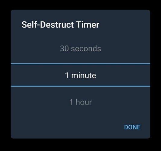 텔레그램: 스스로 파괴되는 메시지를 보내는 방법