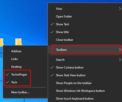 Windows 10：タスクバーに名前を付ける方法
