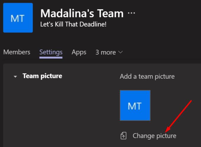 Microsoft Teams: วิธีเปลี่ยนอิมเมจของทีม