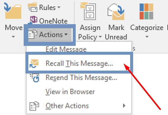 Skąd mam wiedzieć, czy mój e-mail został przywołany w programie Outlook?