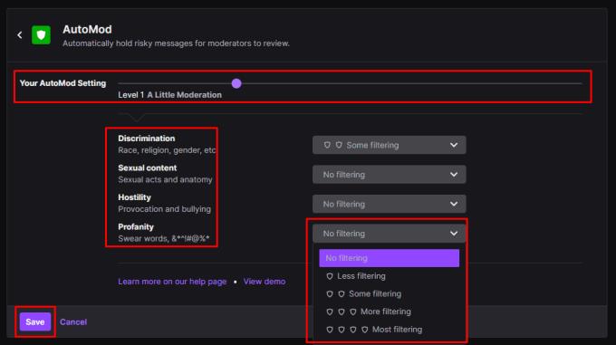 Twitch Tv Twitchチャット用にautomodを構成する方法