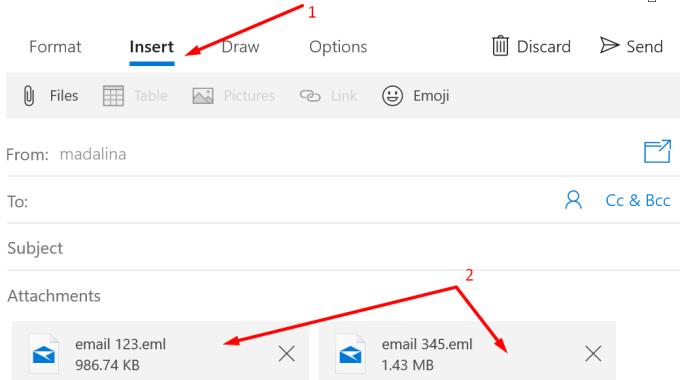 Outlook：一度に複数の電子メールを転送する方法