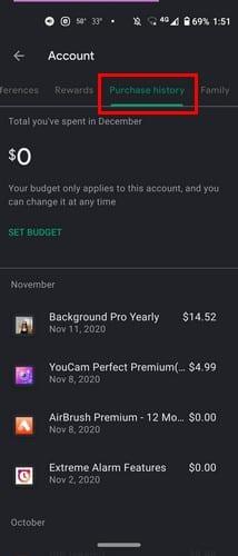 Szybka wskazówka: jak wyświetlić historię zakupów w Google Play