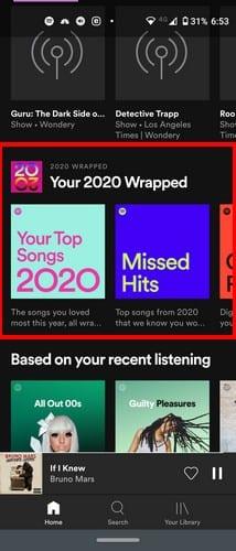Cómo escuchar tu Spotify Wrapped 2020