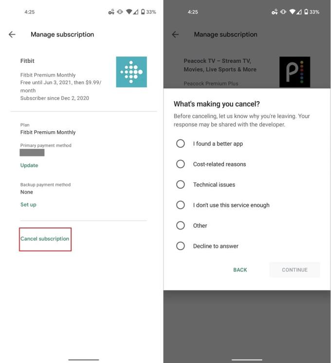 Cómo administrar sus suscripciones de Google Play en Android