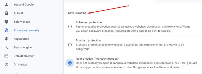 O que é a Navegação segura do Google no Chrome?