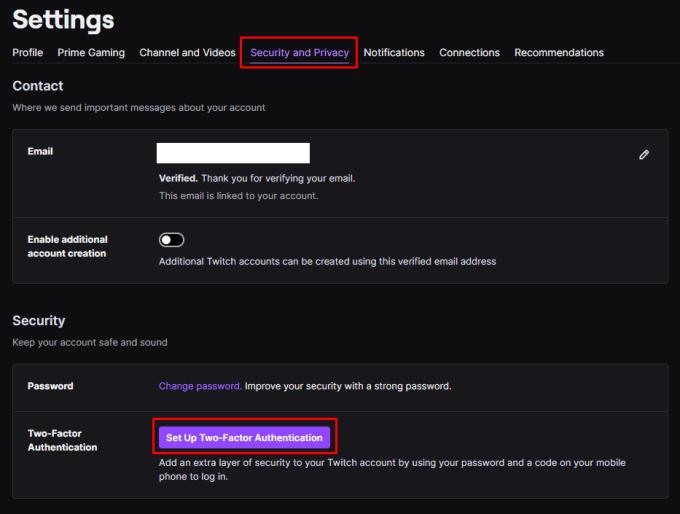 twitch tv activer un appareil