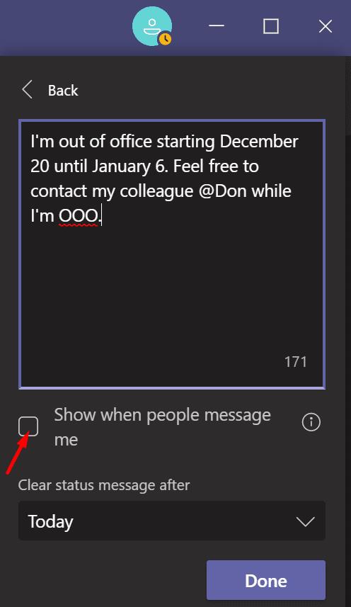 Microsoft Teams: Cách đặt cảnh báo vắng mặt tại văn phòng