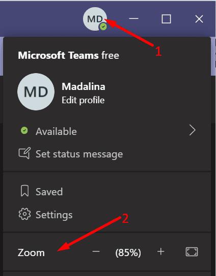 Microsoft Teams：フォントサイズを大きくする方法