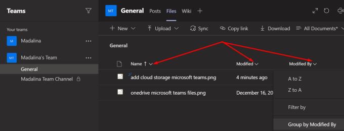 Microsoft Teams：ファイルを整理する方法