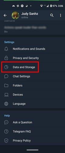 Telegram: 앱에서 SD 카드를 저장용으로 사용하도록 하는 방법