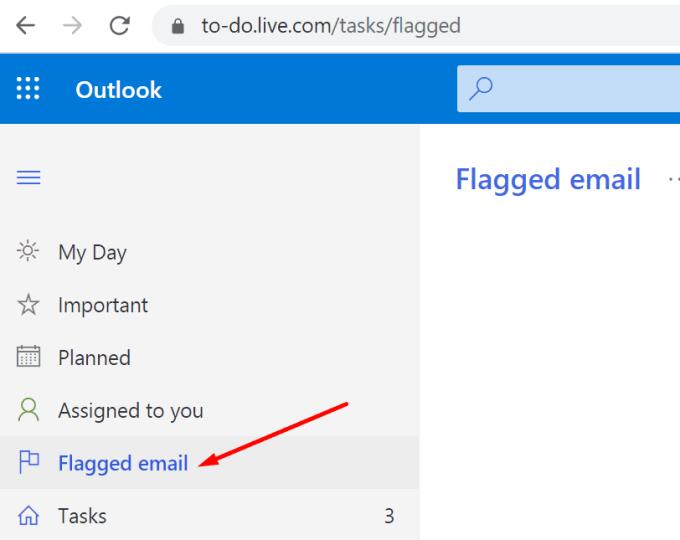 Outlook-e-mails omzetten in taken Task