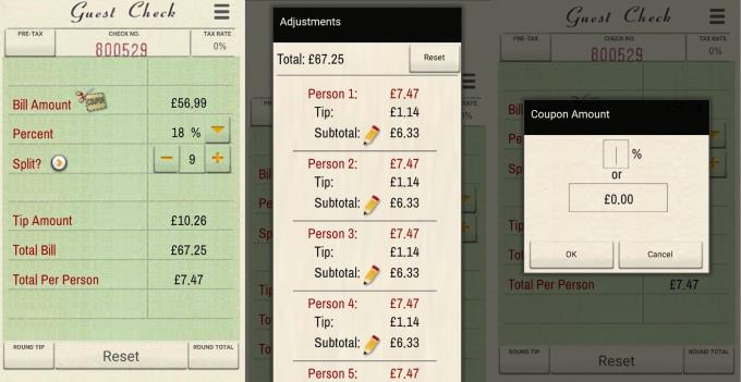 Cómo calcular consejos en Android