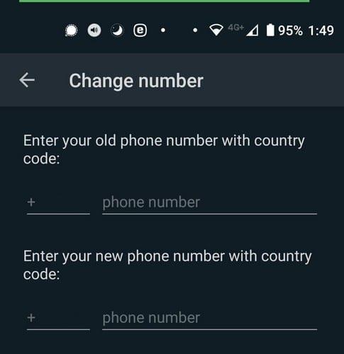 WhatsApp：電話番号を変更する方法