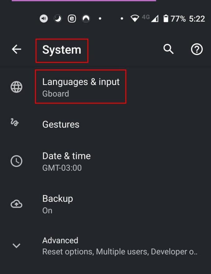 Android 10 : Comment ajuster la taille du clavier