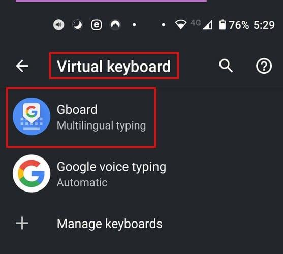 Android 10 : Comment ajuster la taille du clavier