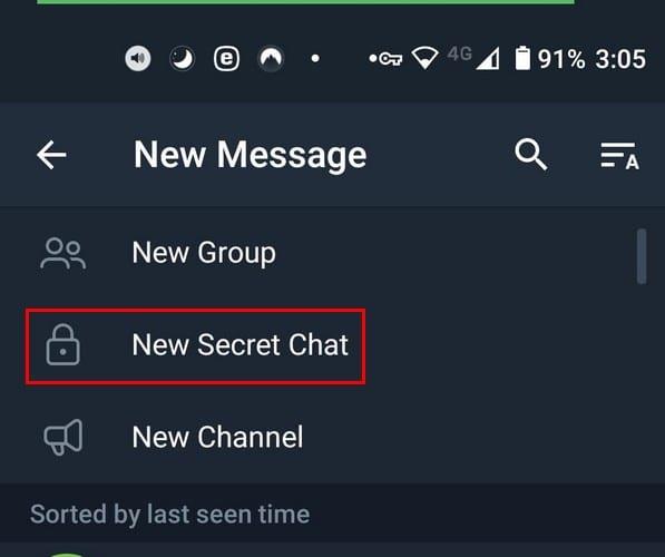 Telegram: 종단 간 암호화를 활성화하는 방법