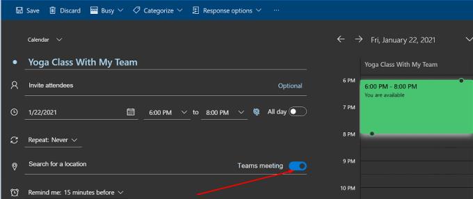 Come convertire le riunioni di Outlook in riunioni di team