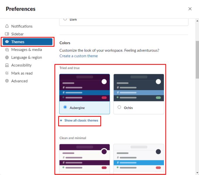 Slack：テーマを設定する方法