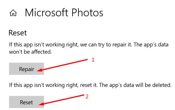 Microsoft Photos se bloque lors de l'importation depuis iOS