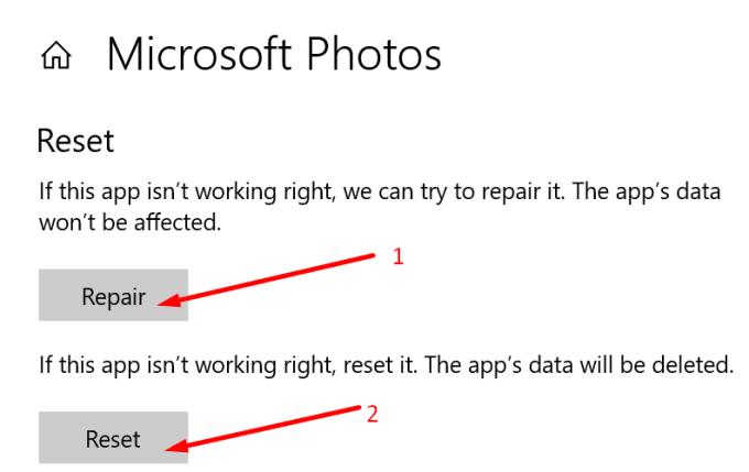 O Microsoft Photos trava ao importar do iOS